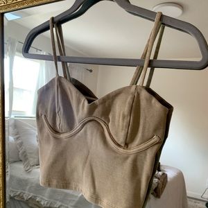 Tan Corset Tank